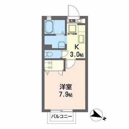 カーサ原町の物件間取画像